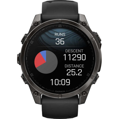 Наручные мультиспортивные GPS-часы Garmin Fenix ​​8 Premium с сапфировым AMOLED-экраном, 47 мм, артикул 010-02904-21 