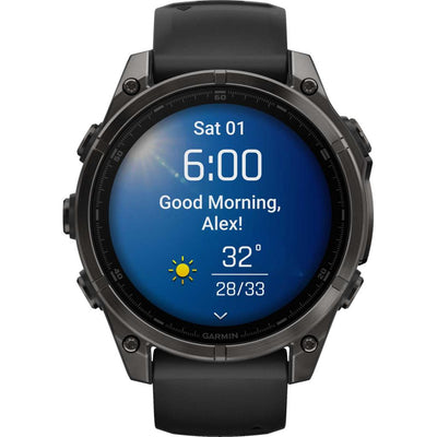 Наручные мультиспортивные GPS-часы Garmin Fenix ​​8 Premium с сапфировым AMOLED-экраном, 47 мм, артикул 010-02904-21 