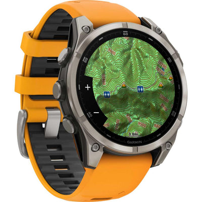 Garmin Fenix ​​8 Premium Multisport GPS Watch Sapphire AMOLED 47mm Orange 010-02904-11 