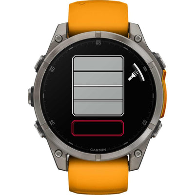 Garmin Fenix ​​8 Premium Multisport GPS Watch Sapphire AMOLED 47mm Orange 010-02904-11 
