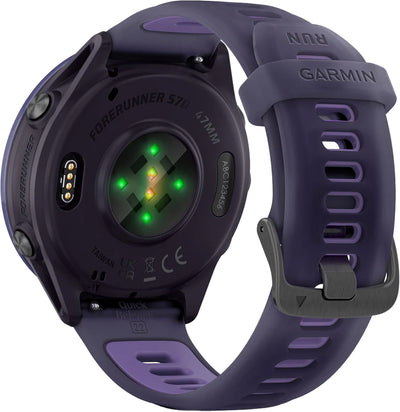 Garmin Forerunner 570 Advanced GPS Running Smartwatch Purple 47mm 010-02971-02
