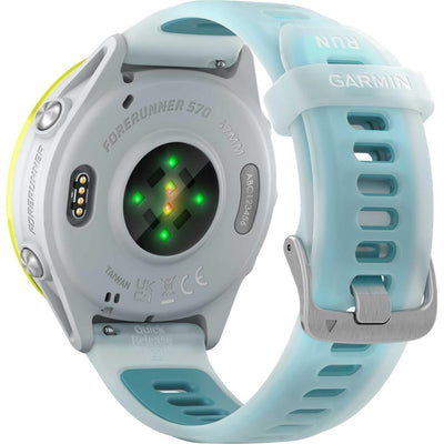 Garmin Forerunner 570 Advanced GPS Running Smartwatch Turquoise 47mm 010-02971-01 