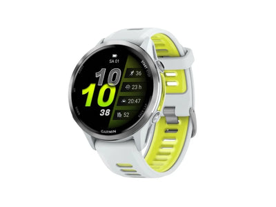 Часы Garmin Forerunner 970 Premium GPS Watch, белые, артикул 010-02969-11 