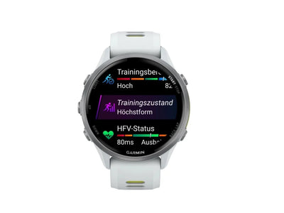 Часы Garmin Forerunner 970 Premium GPS Watch, белые, артикул 010-02969-11 