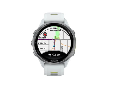 Часы Garmin Forerunner 970 Premium GPS Watch, белые, артикул 010-02969-11 