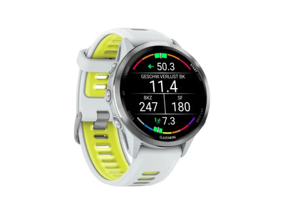 Часы Garmin Forerunner 970 Premium GPS Watch, белые, артикул 010-02969-11 