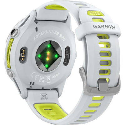 Часы Garmin Forerunner 970 Premium GPS Watch, белые, артикул 010-02969-11 