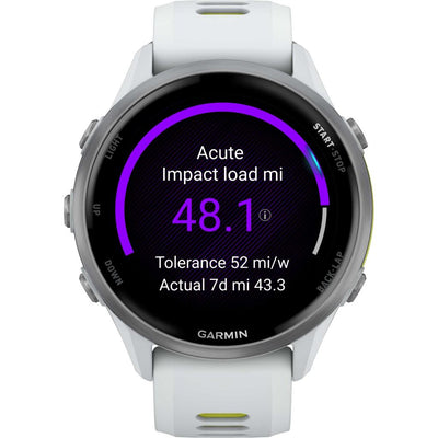 Часы Garmin Forerunner 970 Premium GPS Watch, белые, артикул 010-02969-11 