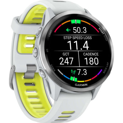Часы Garmin Forerunner 970 Premium GPS Watch, белые, артикул 010-02969-11 