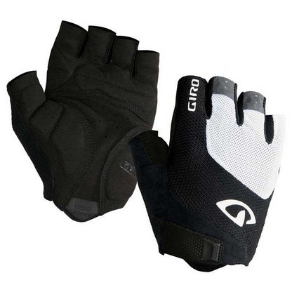 Giro Bravo Gel Cycling Gloves Black White