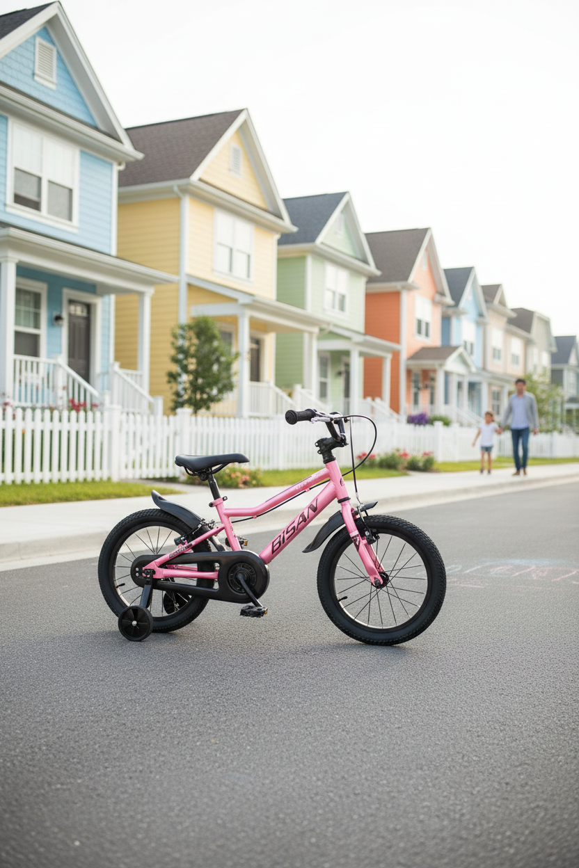 Bisan Lily 20 Jant Çocuk Bisikleti - Mahalle Sokağı Lifestyle