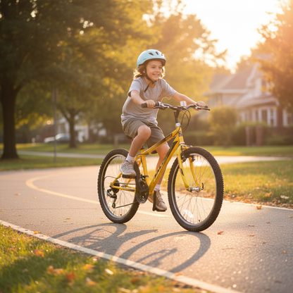 Salcano Excel 24 bisiklet yolunda keyif