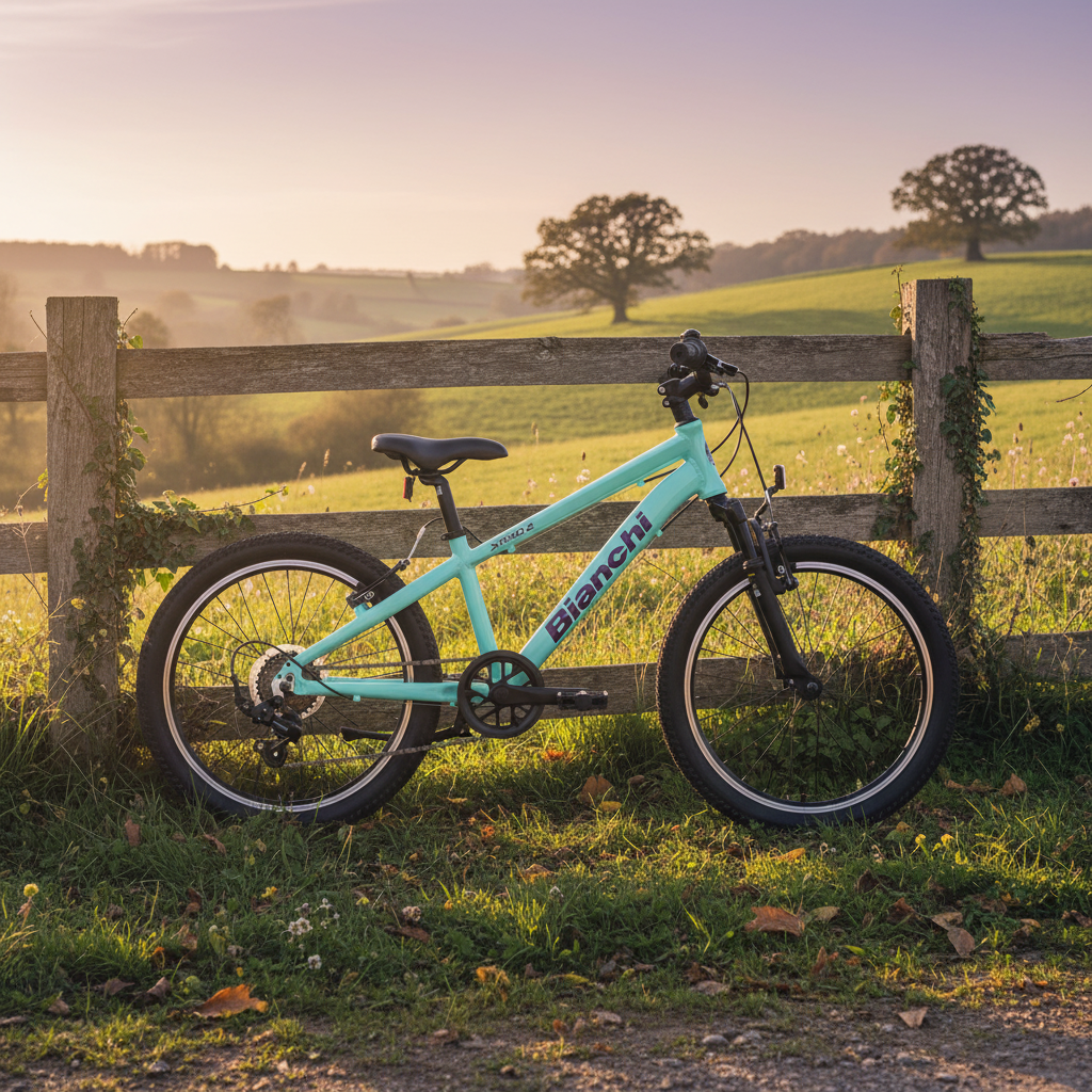 Bianchi XR20.2 ahşap çit yanında