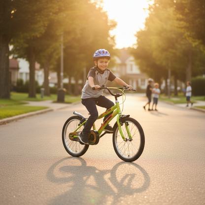 Salcano Attack 20 bisiklet yolunda sürüş