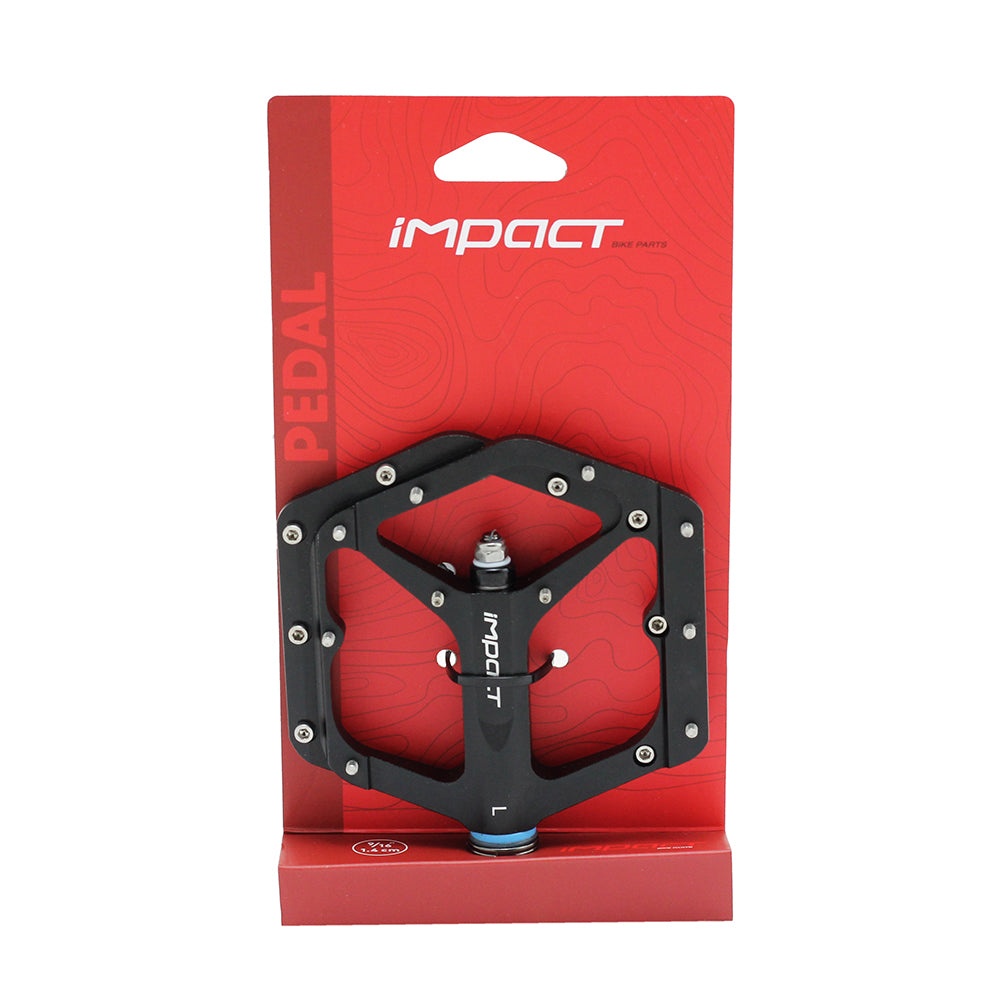 Impact CLUT Alüminyum Bisiklet Pedalı Tek Rulmanlı Siyah PDL-229