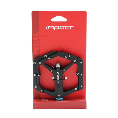 Impact CLUT Alüminyum Bisiklet Pedalı Tek Rulmanlı Siyah PDL-229