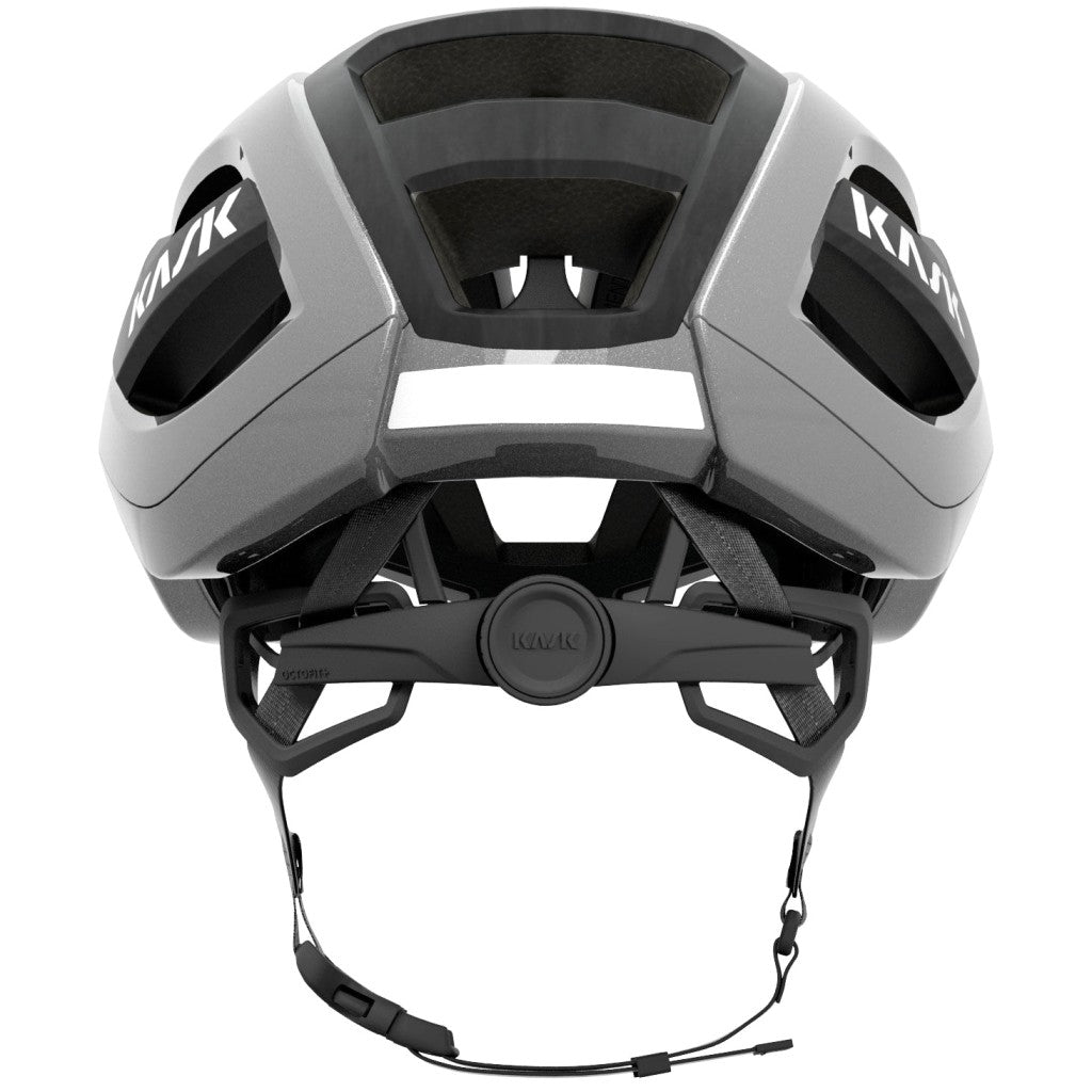 Kask Elemento Karbon Yol Bisikleti Kaskı Gümüş Medium