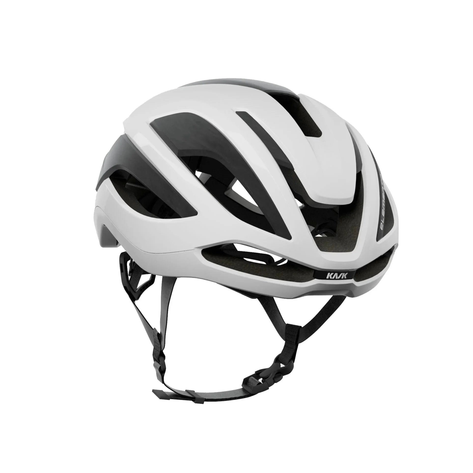Kask Elemento Yol Bisiklet Kaskı Beyaz Large