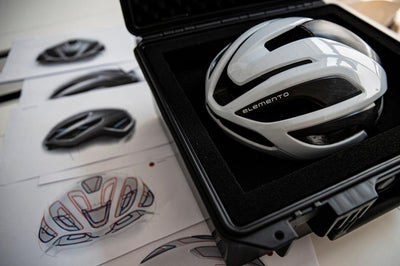 Kask Elemento Yol Bisiklet Kaskı Beyaz Medium