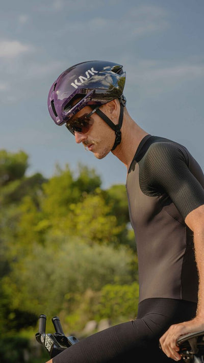 Helmet Nirvana Road Bike Helmet Purple Medium