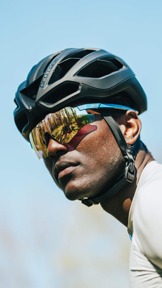 Kask Protone Icon WG11 Yol Bisikleti Kaskı Mat Mavi Medium