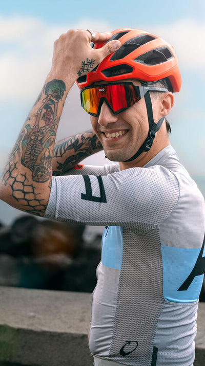 Helmet Protone Icon Road Bike Helmet Orange Medium