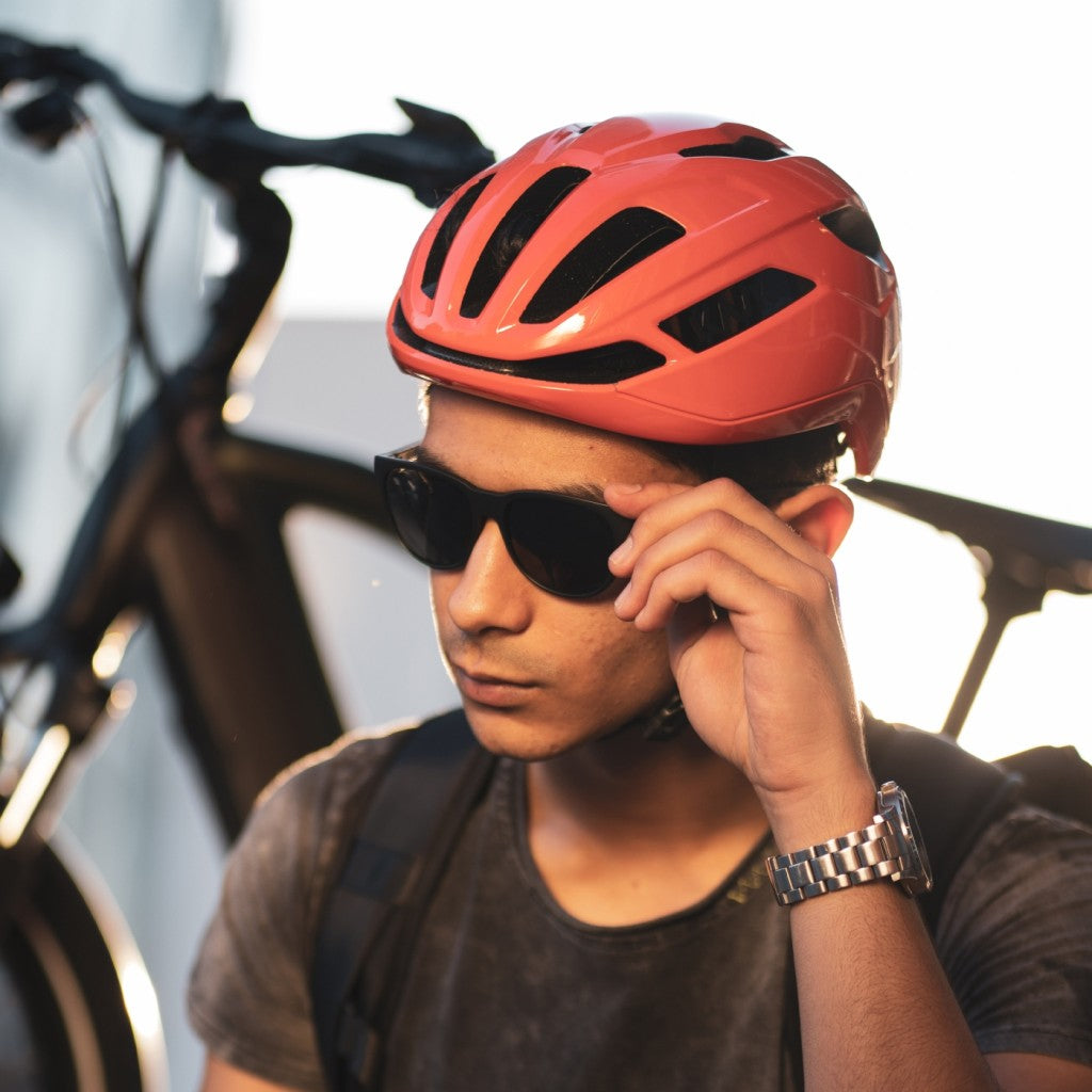 Kask Sintesi Bisiklet Kaskı Turuncu Medium