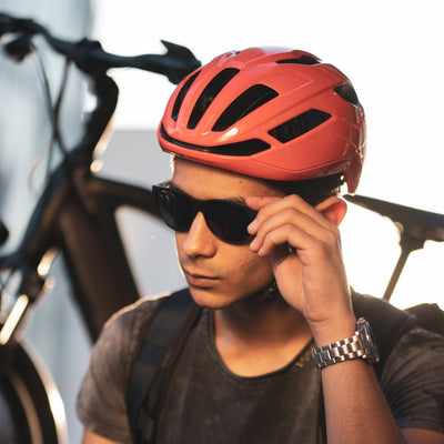 Kask Sintesi Bisiklet Kaskı Turuncu Medium