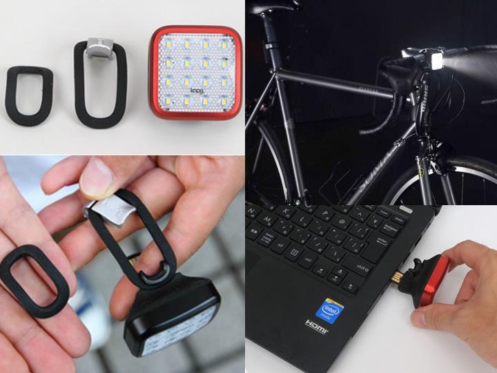 Knog Blinder Mob Kid Grid Usb Перезаряжаемая передняя светлая красная