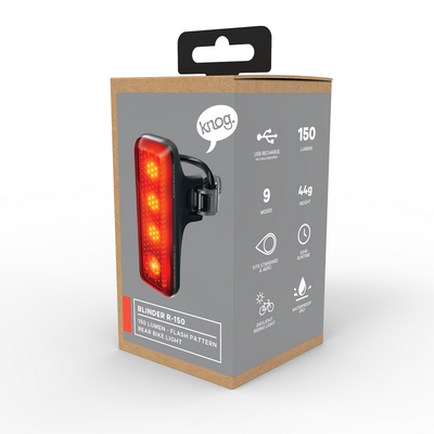 Knog Blinder Road 150 Usb Şarjlı Bisiklet Arka Aydınlatması STP-223