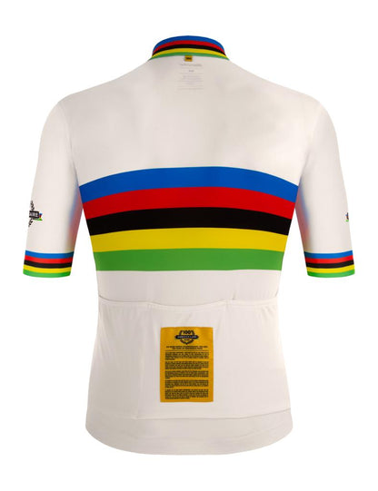 Koleksiyonluk Santini Limited Edition UCI Road World Championships Centenary Gold Bisiklet Forması RE94075CGOLD