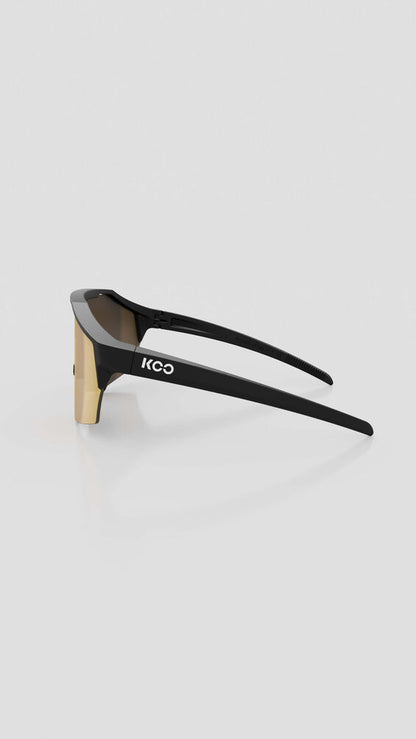 Koo Alibi Sunglasses Black Matt Gold Mirror OEY00009970 