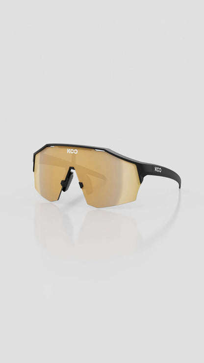 Koo Alibi Sunglasses Black Matt Gold Mirror OEY00009970 