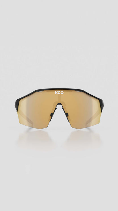 Koo Alibi Sunglasses Black Matt Gold Mirror OEY00009970 