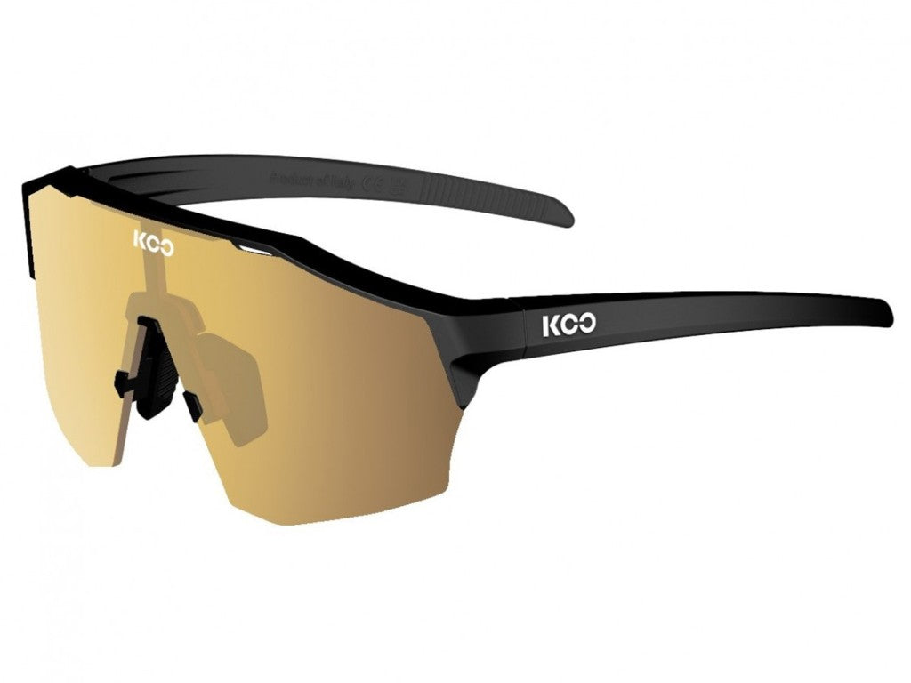 Koo Alibi Sunglasses Black Matt Gold Mirror OEY00009970 