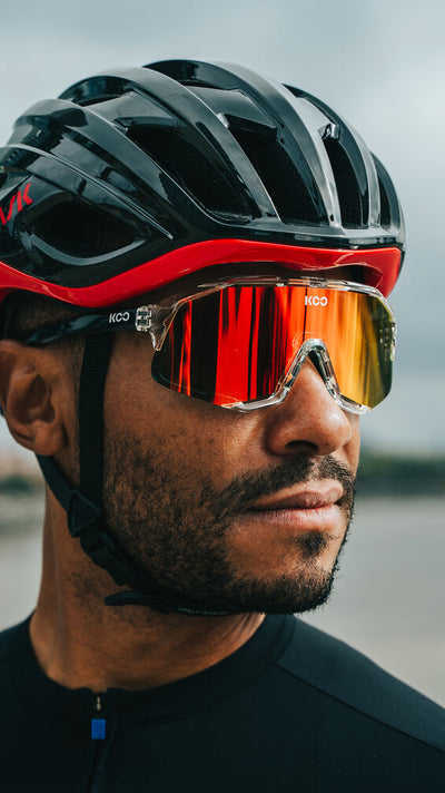 Солнцезащитные очки Koo Demos, прозрачные | Красные | M 