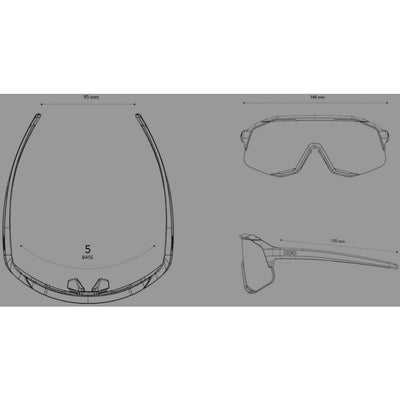 Солнцезащитные очки Koo Demos Matt, зеленые матовые с оранжевым зеркальным покрытием, OEY00005946 