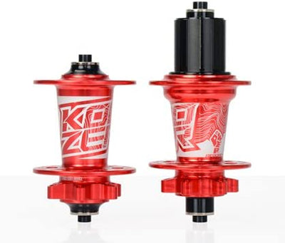 Koozer Xm490 Front Rear Bearing Hub Set 32 ​​Holes Qr Latch 6 Screw Disc Compatible