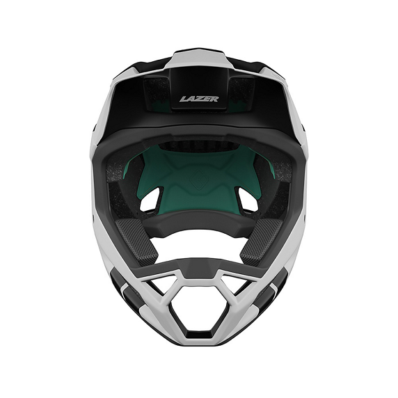 Lazer Cage Kineticore Full Face Bisiklet Kaskı AS-CE-CPSC-ASTM Matte White Black 24 Medium BLC2647893589