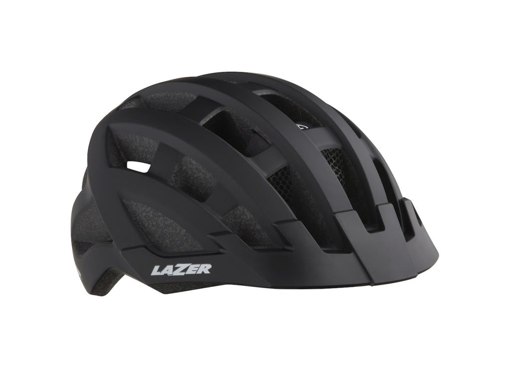 Laser Comp DLX Mips Bike Helmet Matt Black Universal Size 54-61cm 