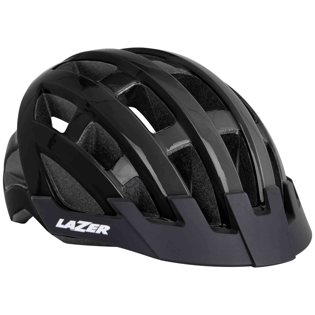 Lazer Compact CE-CPSC Bicycle Helmet Black 54-61 cm