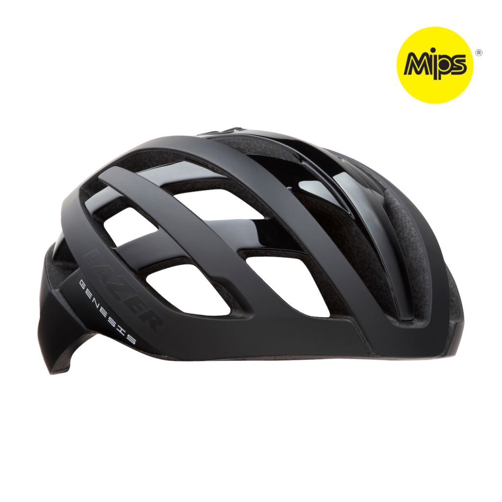 Lazer Genesis Mips Road Bike Helmet Matt Black Medium 55-59cm 