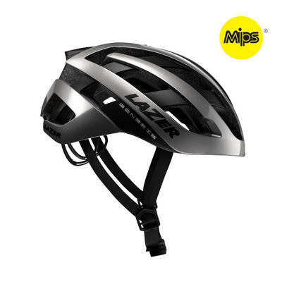 Lazer Genesis Mips Road Bike Helmet Glossy Titanium Medium 55-59cm– Uğur Bisiklet
