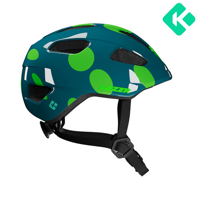Lazer Nutz 2.0 Kineticore Çocuk Bisiklet Kaskı Green Dots Turnfit BLC2547893352