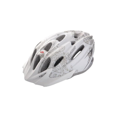Limar 535 Superlight Matte White Flower Patterned Bicycle Helmet M 50/56 Cm