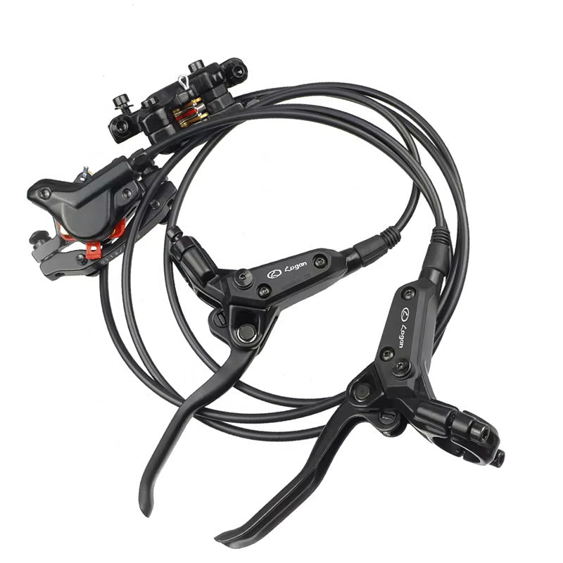 Logan Elektrikli Bisiklet Uyumlu Hidrolik Disk Fren Seti Sensör Bağlantılı 2 Pinli 85-175cm Kablo 160mm Rotor HD-E500