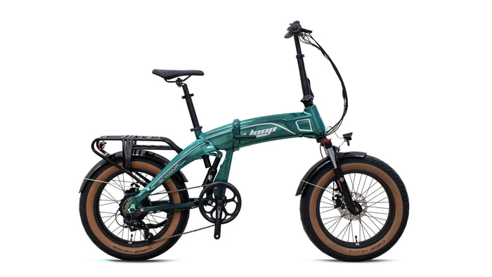 Loop Armour Elektrikli Fat Bike Çift Süspansiyon 20 Jant Yeşil Gri ...