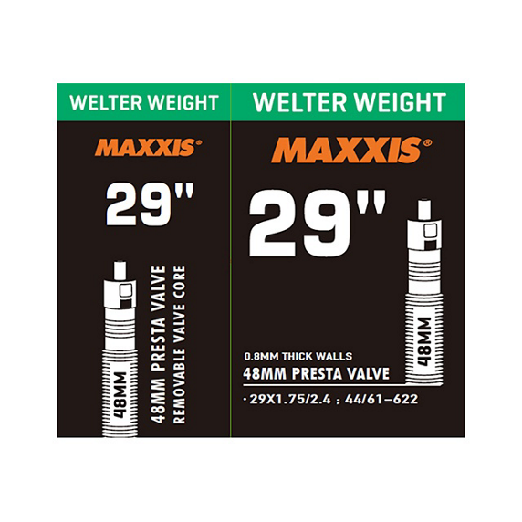 Maxxis Welter Weight 29x1.75-2.40 İnce Sibop Bisiklet İç Lastiği FV-48mm