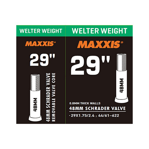 Maxxis Welter Weight 29x1.75-2.40 Kalın Sibop Bisiklet İç Lastiği AV-48mm