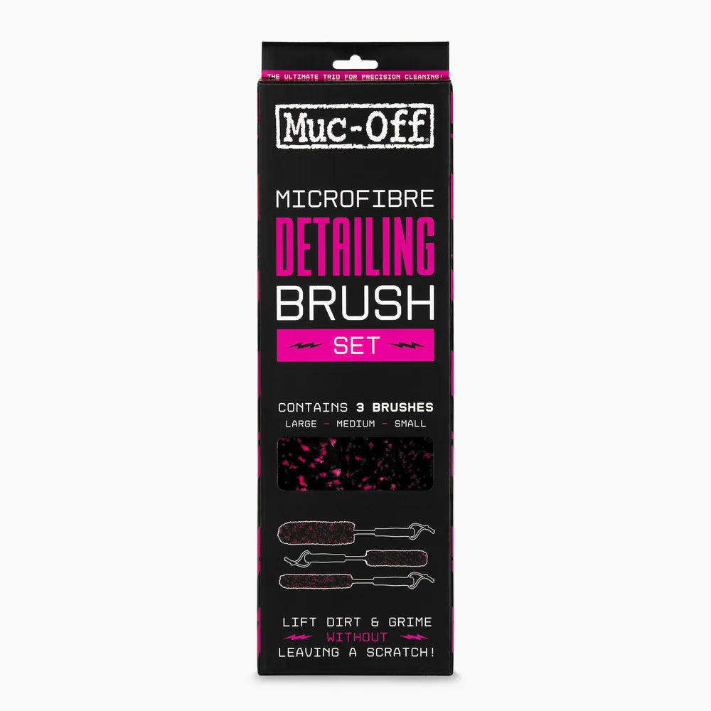 Muc-Off 3X Microfiber Detay Fırça Seti